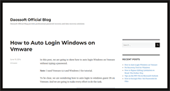 Desktop Screenshot of blog.daossoft.com